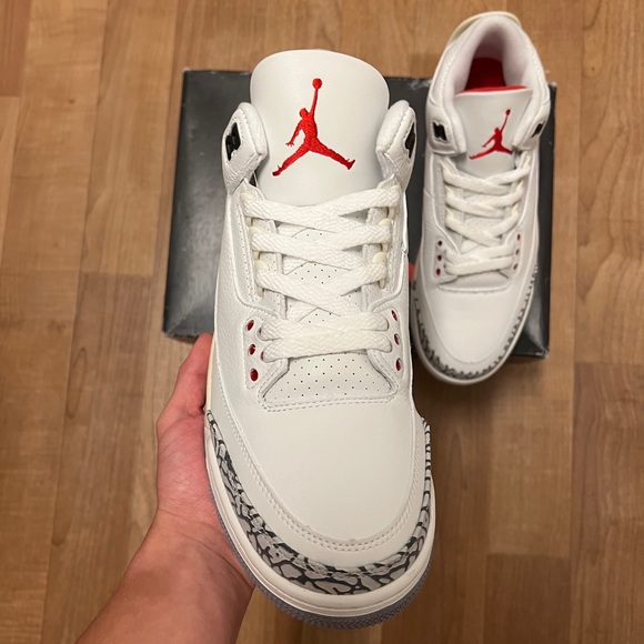 NEW Air Jordan 3 White Cement Reimagined 8.5M/10W - Picture 5 of 11